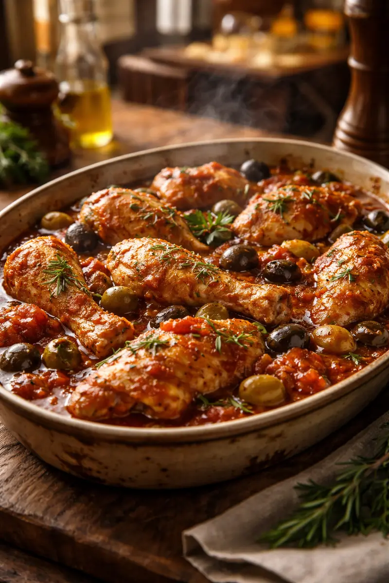 Pollo alla cacciatora – secondi piatti della cucina romana